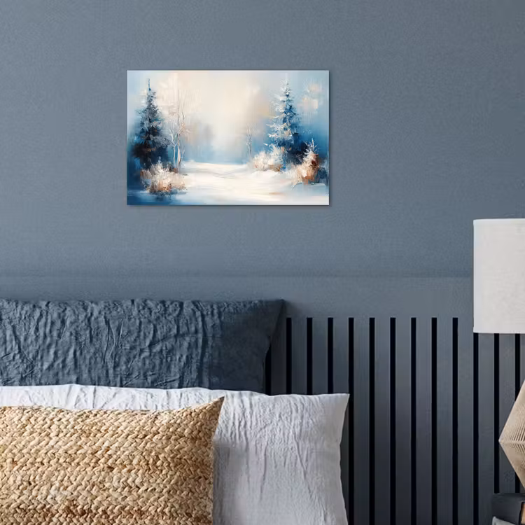Poster - Bos - Winter - Natuur - Abstract - Sneeuw — 3