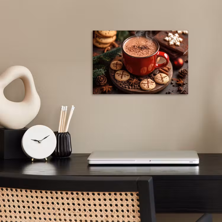 Poster - Chocolademelk - Mok - Winter - Kerst - Gezelligheid — 2
