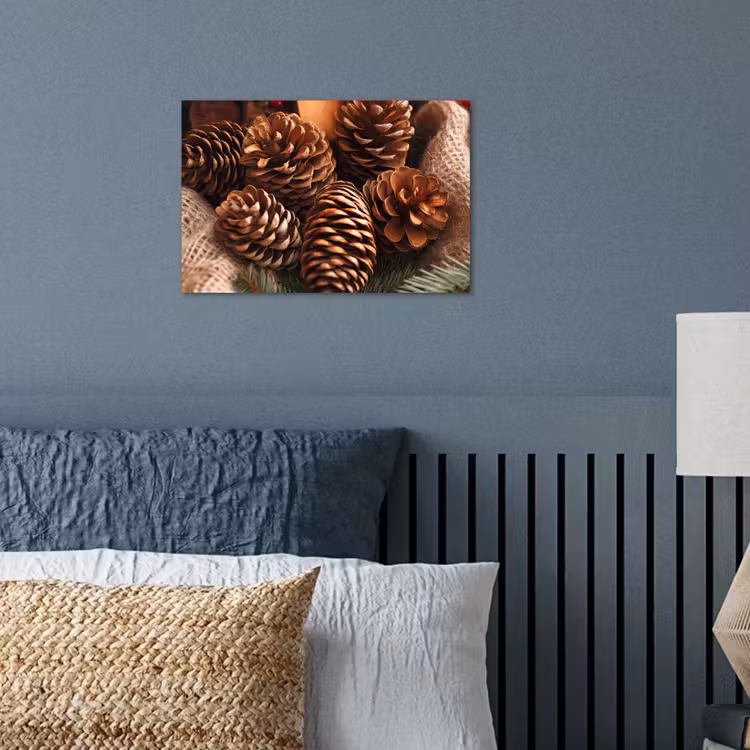 Poster - Dennenappels - Boom - Winter - Natuur - Bruin — 3