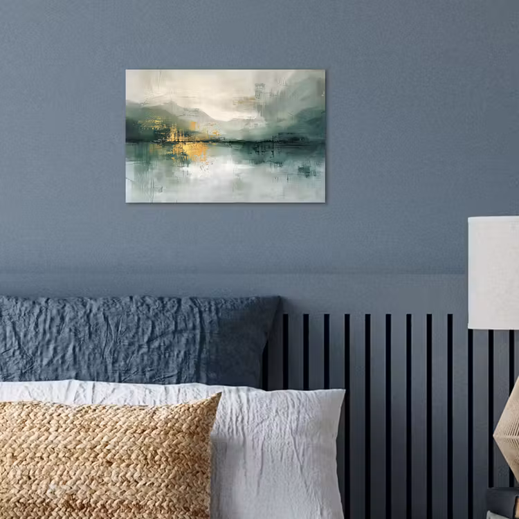 Poster - Groen - Modern - Abstract - Goud — 3
