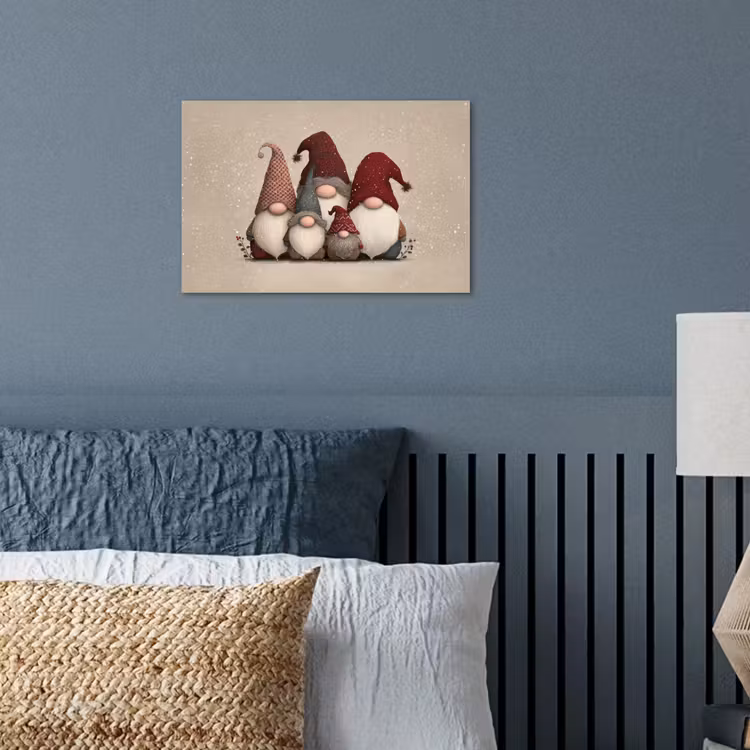 Poster - Kabouters - Kerst - Sneeuw - Puntmutsen — 3