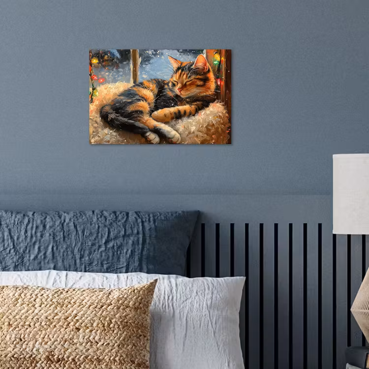 Poster - Kat - Kerst - Winter - Dier — 3