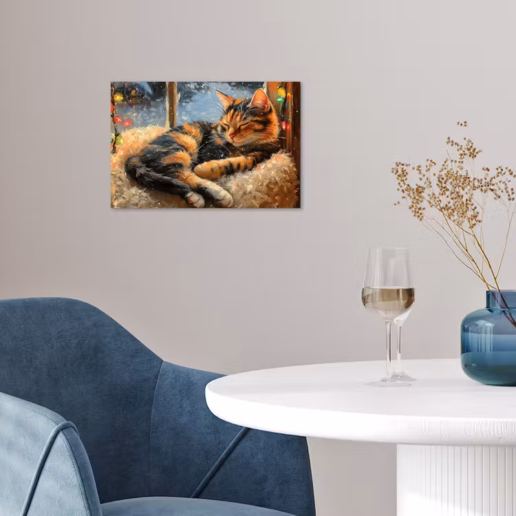 Poster - Kat - Kerst - Winter - Dier — 4