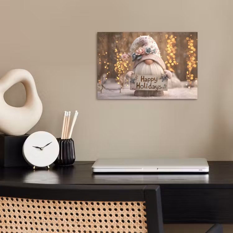 Poster - Kerst - Gnome - Bord - Kleurrijk — 2