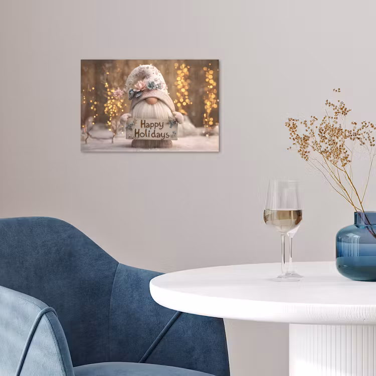 Poster - Kerst - Gnome - Bord - Kleurrijk — 4
