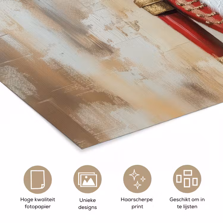 Poster - Kerst - Poppetje - Abstract — 5