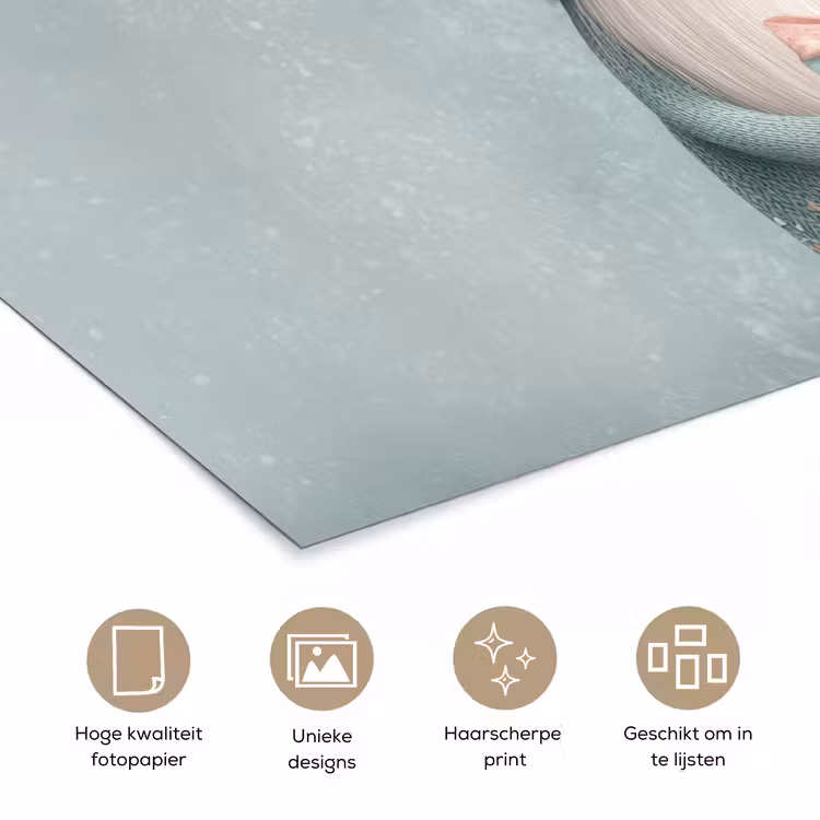 Poster - Kerstgnome - Cadeau - Groen — 5