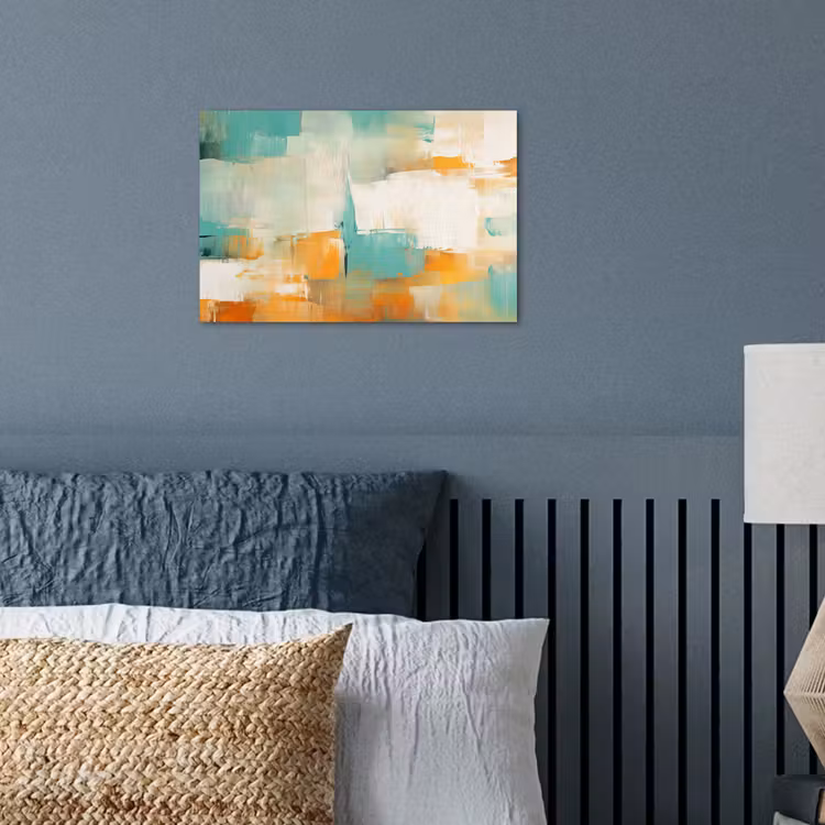 Poster - Kunst - Abstract - Blauw - Wit — 3