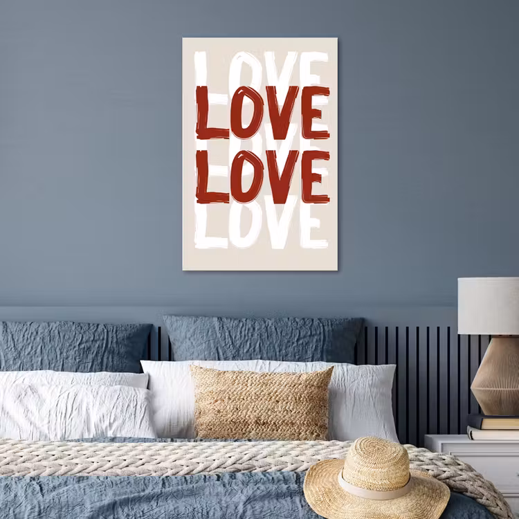 Poster - Love - Rood - Tekst — 3