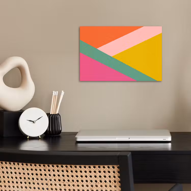 Poster - Driehoeken - Kleurrijk - Abstract — 2