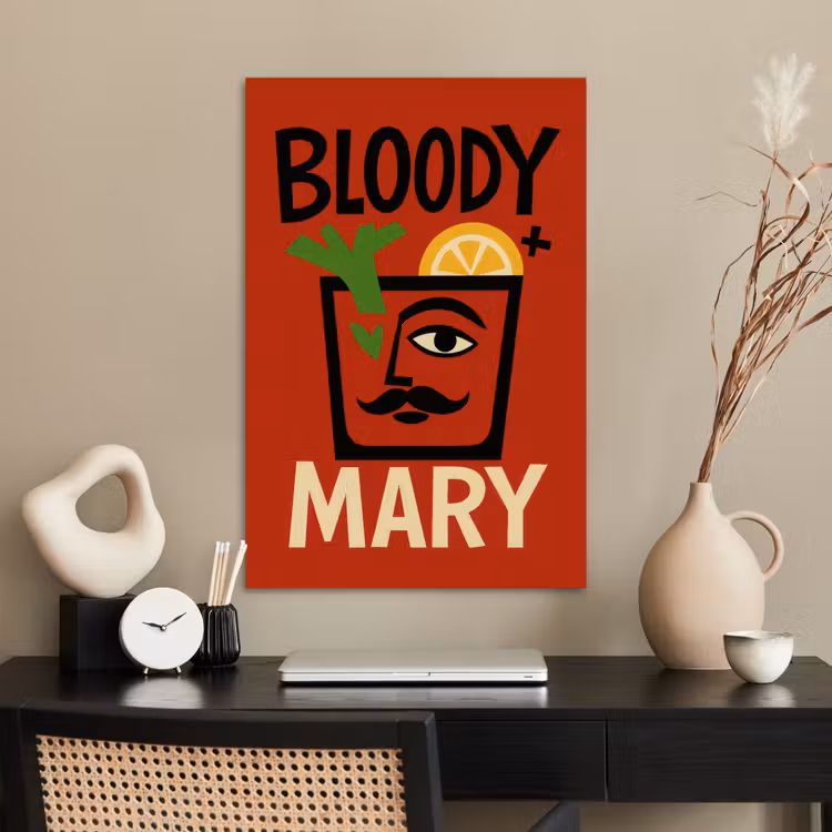 Poster - Cocktail - Art - Rood — 2