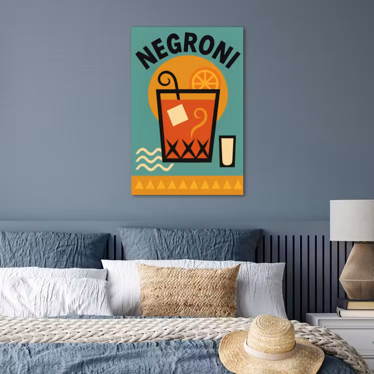 Poster - Cocktail - Negroni - Art - Sinaasappel — 3