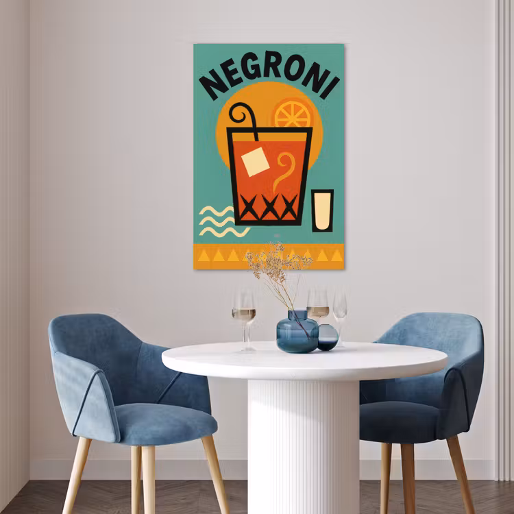 Poster - Cocktail - Negroni - Art - Sinaasappel — 4