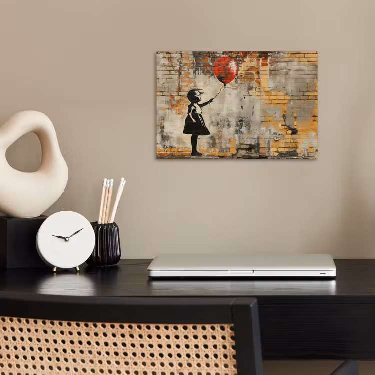 Poster - Graffiti - Banksy - Meisje - Street art — 2