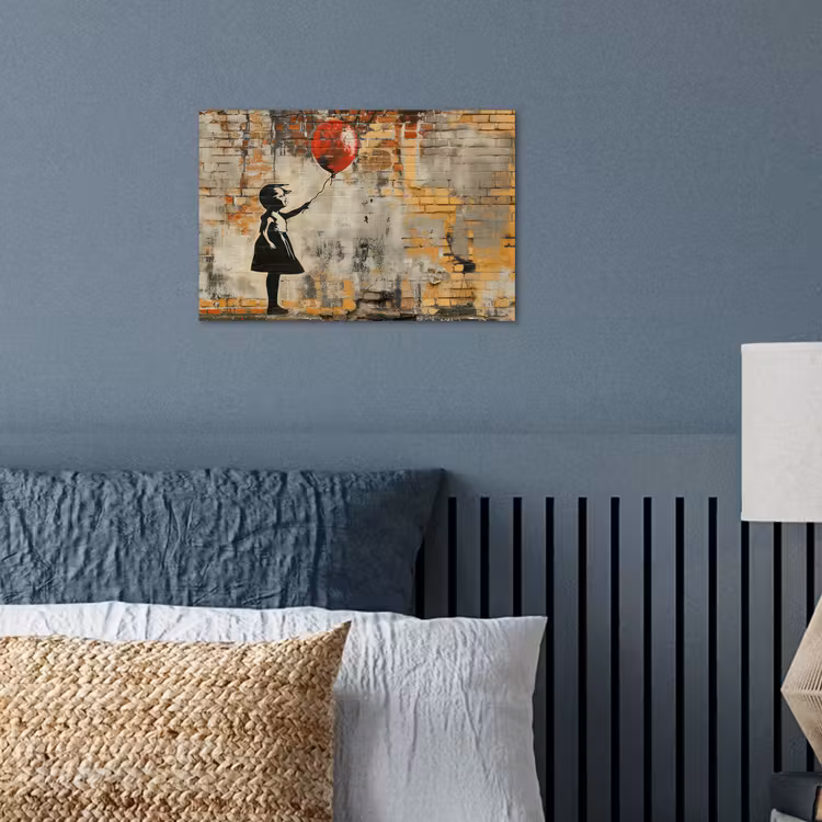 Poster - Graffiti - Banksy - Meisje - Street art — 3