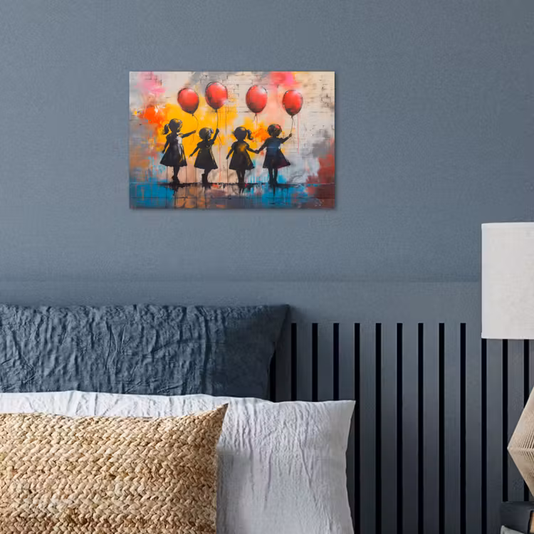 Poster - Graffiti - Kinderen - Street art - Ballon - Banksy — 3