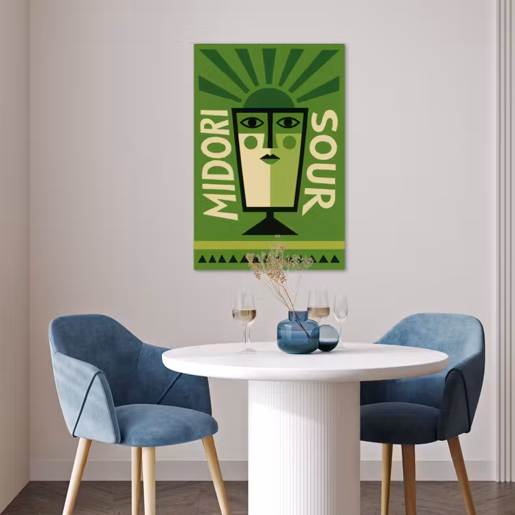 Poster - Grafisch - Art - Cocktail - Groen — 4