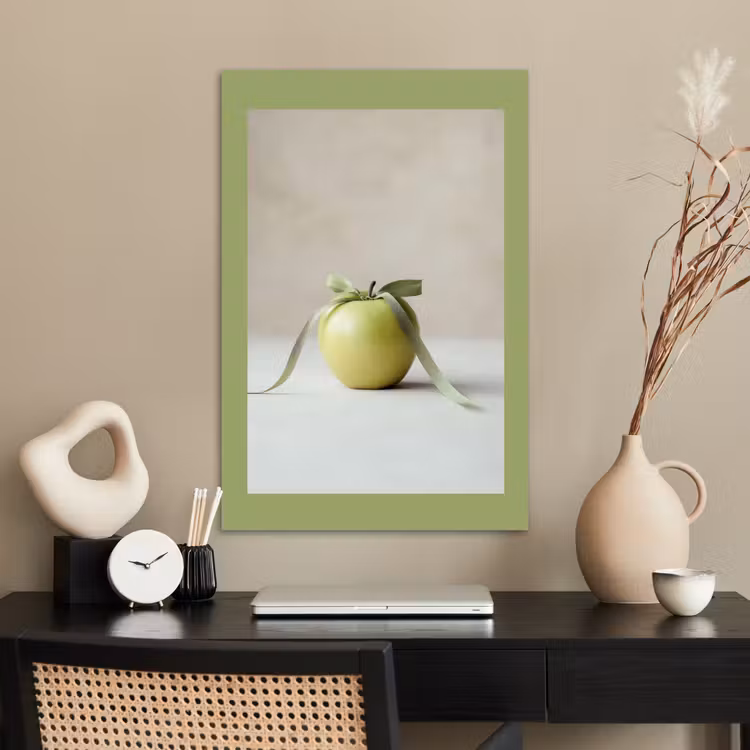Poster - Groen - Appel - Strikje — 2