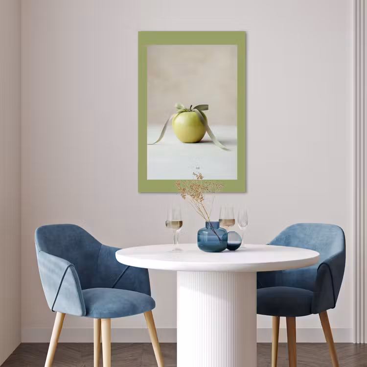 Poster - Groen - Appel - Strikje — 4