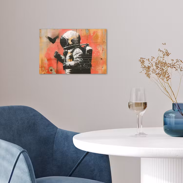 Poster - Graffiti - Astronaut - Street art - Ruimte - Banksy — 4