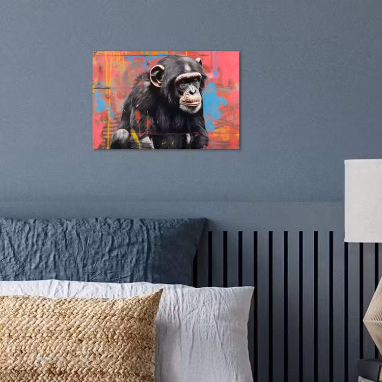Poster - Graffiti - Chimpansee - Dieren - Street art - Banksy — 3
