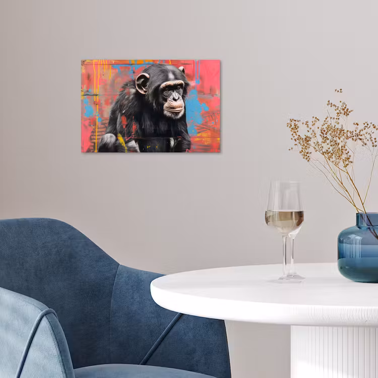 Poster - Graffiti - Chimpansee - Dieren - Street art - Banksy — 4