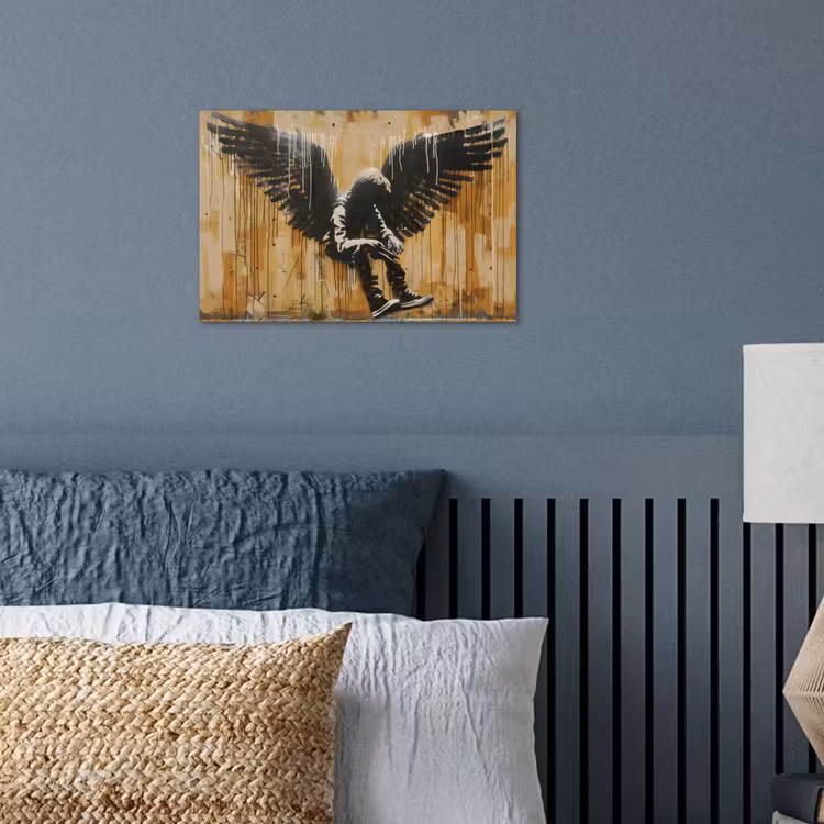 Poster - Graffiti - Kunst - Vleugels - Street art - Banksy — 3