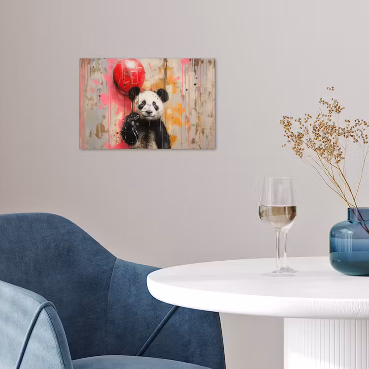 Poster - Graffiti - Panda - Ballon - Street art - Banksy — 4