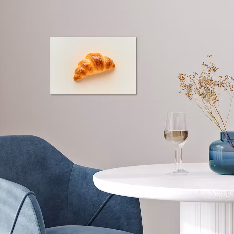Poster - Croissant - Brood - Beige — 4