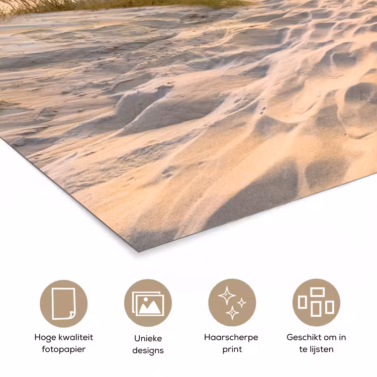 Poster - Duin - Zonsondergang - Horizon - Strand - Gras — 5