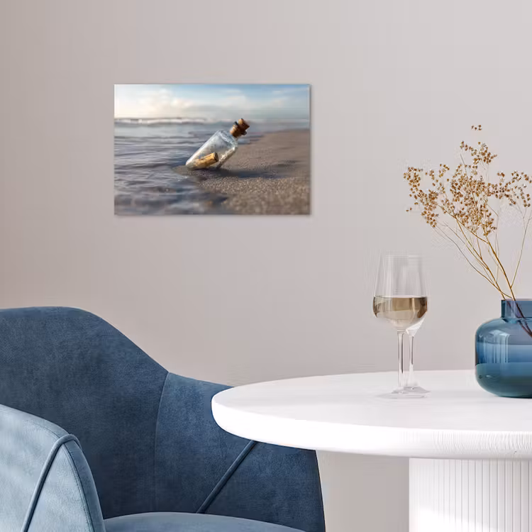 Poster - Glazenfles - Post - Zee - Zand — 4