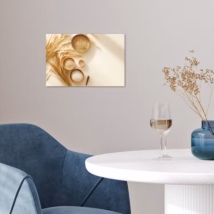 Poster - Granen - Hout - Kom - Beige — 4