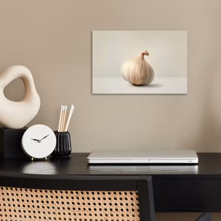 Poster - Knoflook - Natuurlijk - Beige — 2