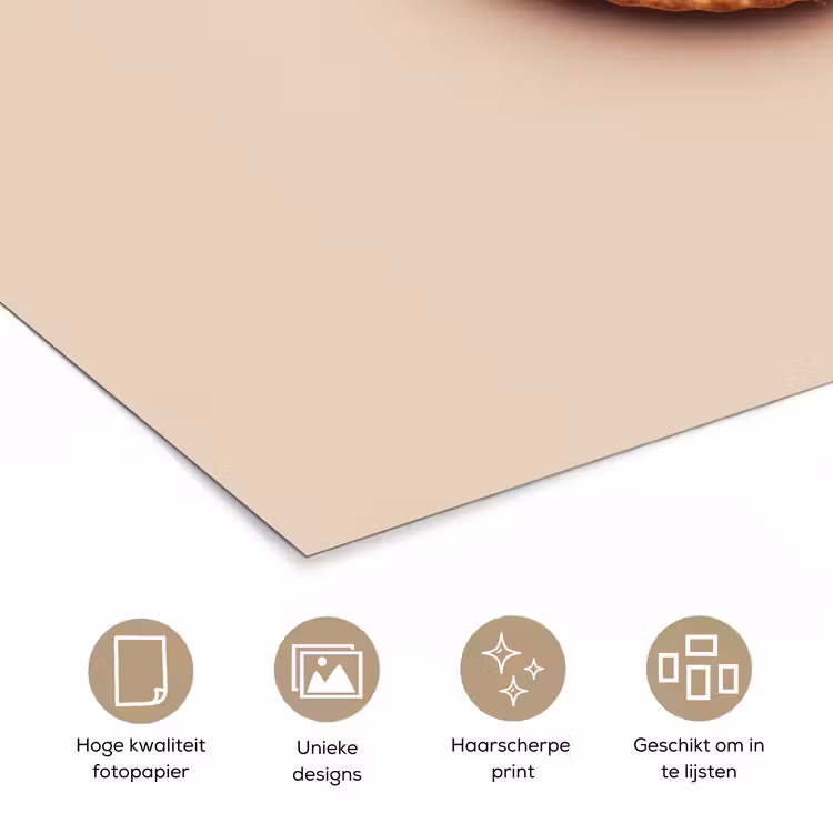 Poster - Koekje - Kruimels - beige — 5
