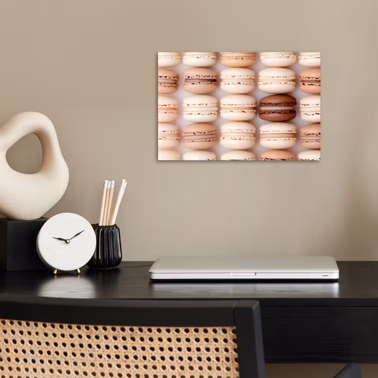 Poster - Macarons - Beige - Bruin — 2