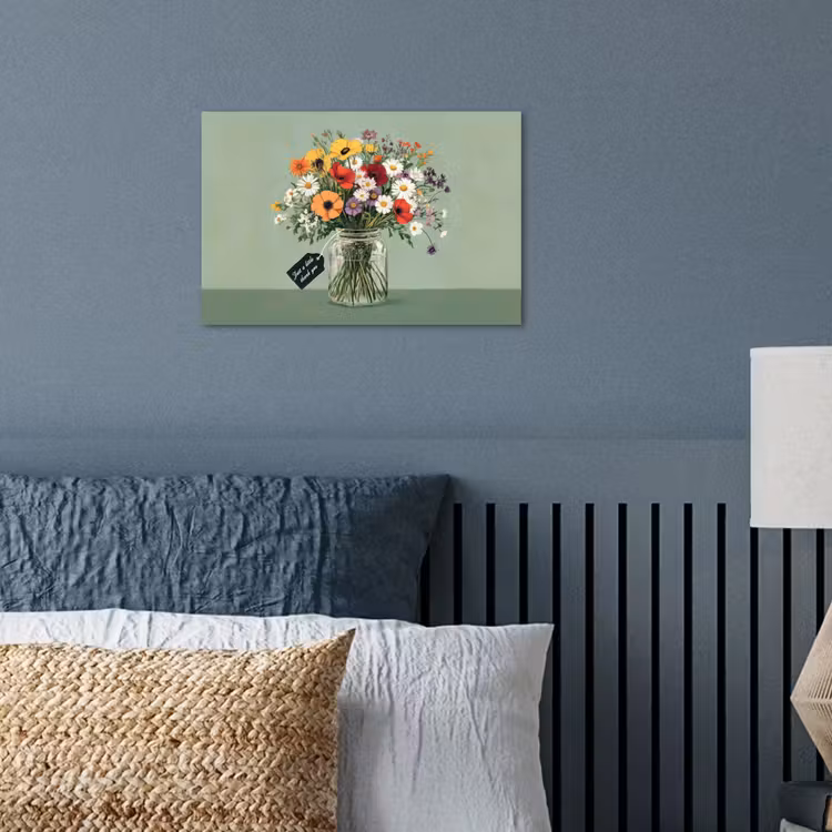 Poster - Bloemen - Vaas - Kaartje — 3