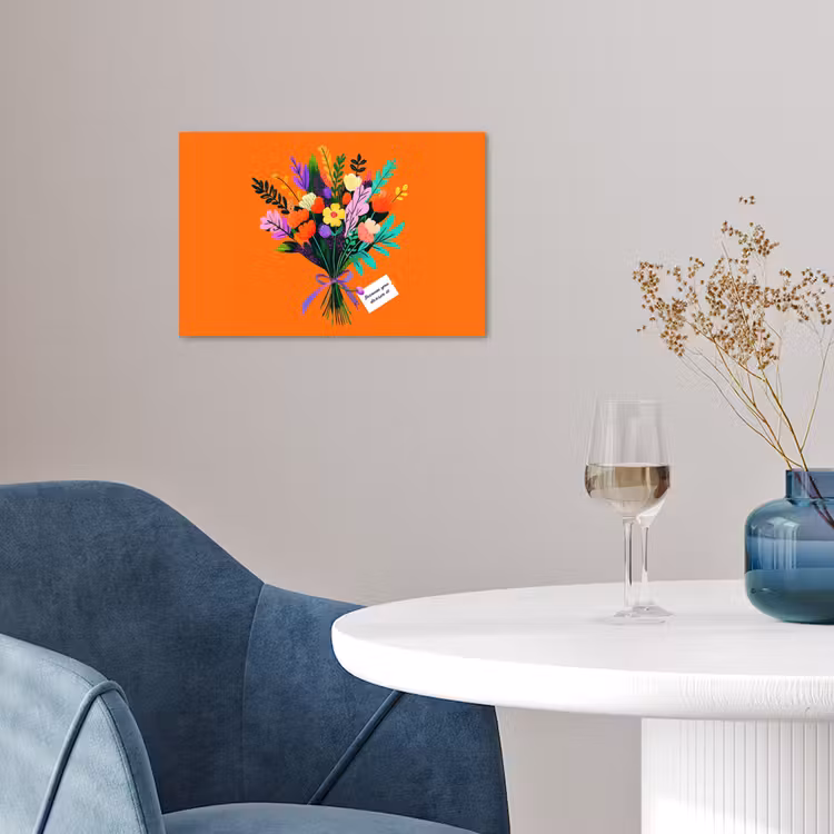 Poster - Kaartje - Boeket - Bloemen — 4