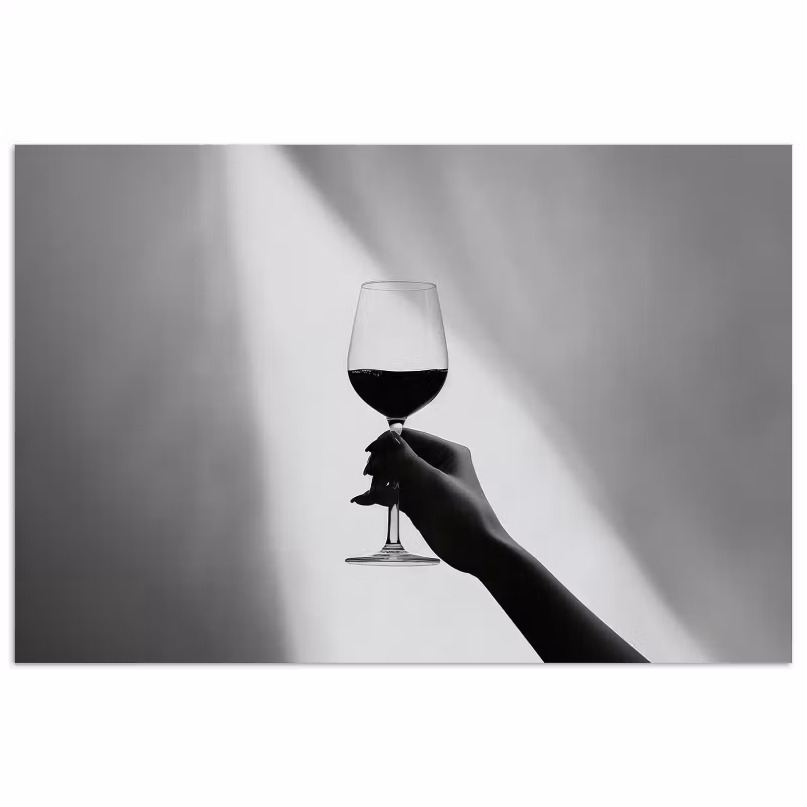 Poster - Lichtinval - Wijn - Rood - Glas — 1