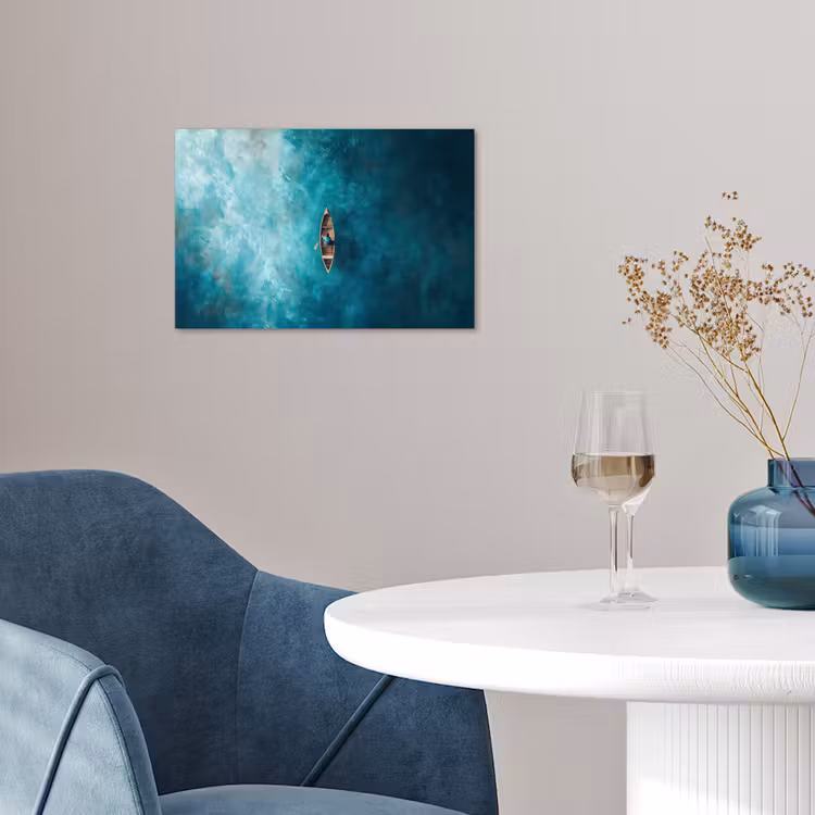 Poster - Bootje - Water - Blauw — 4
