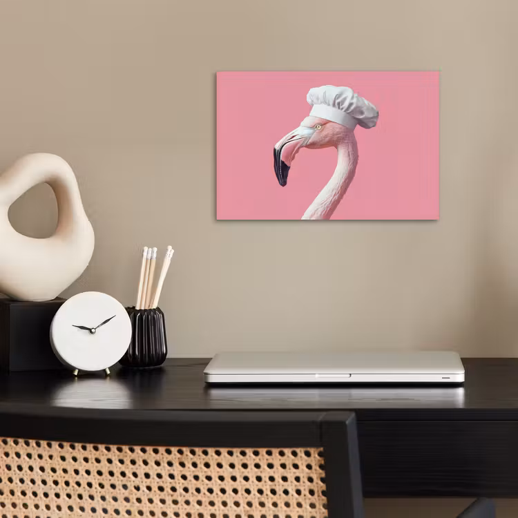 Poster - Flamingo - Roze - Koksmuts - Vogel — 2