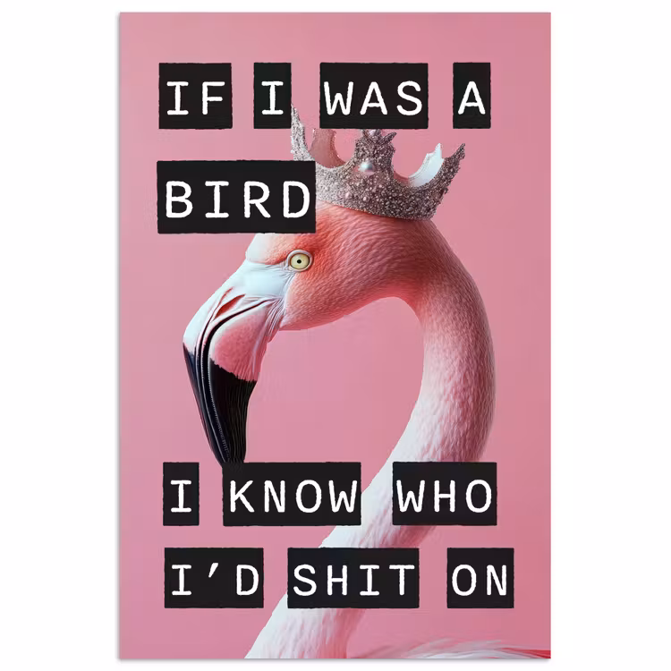 Poster - Flamingo - Roze - Vogel - Decoratie — 1