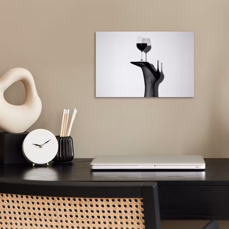 Poster - Hak - Wijn - Minimalistisch - Zwart — 2