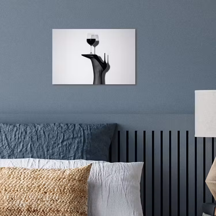 Poster - Hak - Wijn - Minimalistisch - Zwart — 3