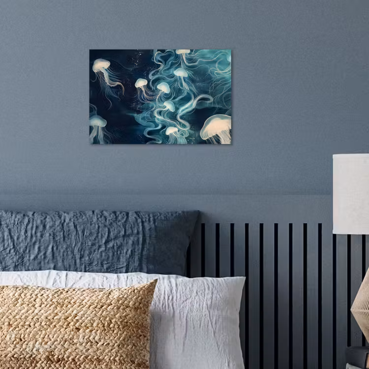 Poster - Kwallen - Zee - Wit - Golven — 3
