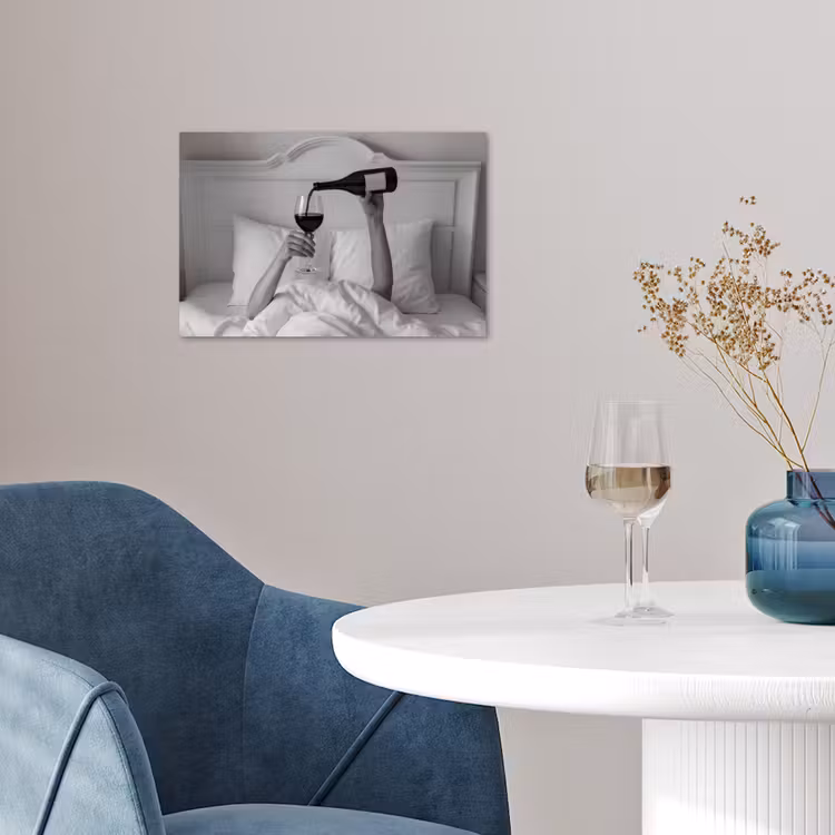 Poster - Lakens - Armen - Wijn - Glas — 4