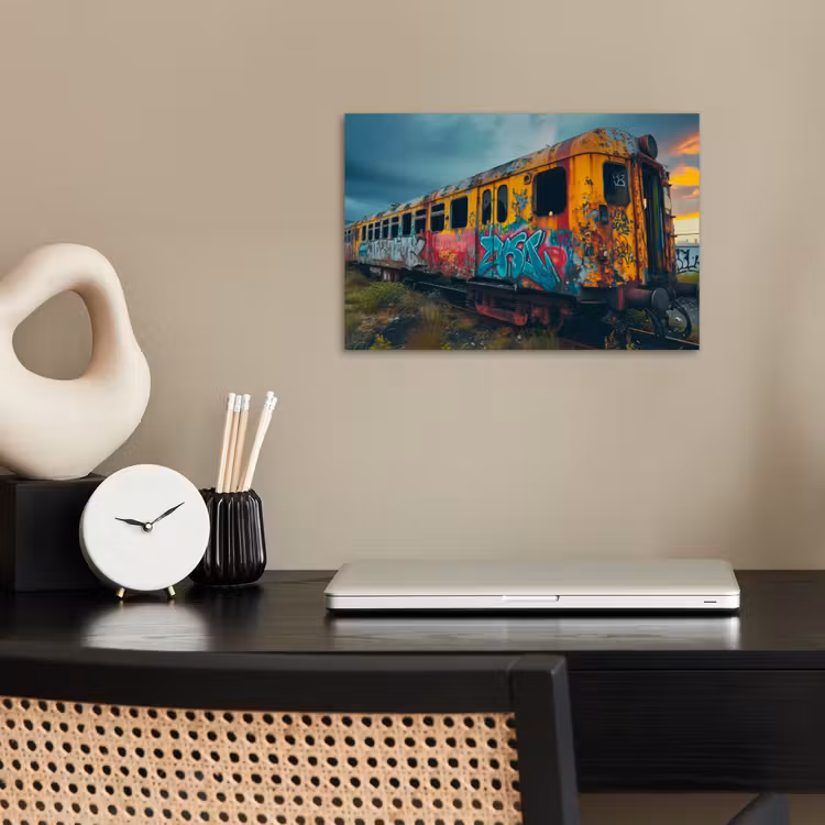 Poster - Graffiti - Trein - Street art - Verlaten — 2