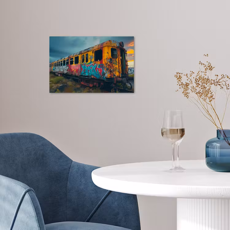 Poster - Graffiti - Trein - Street art - Verlaten — 4