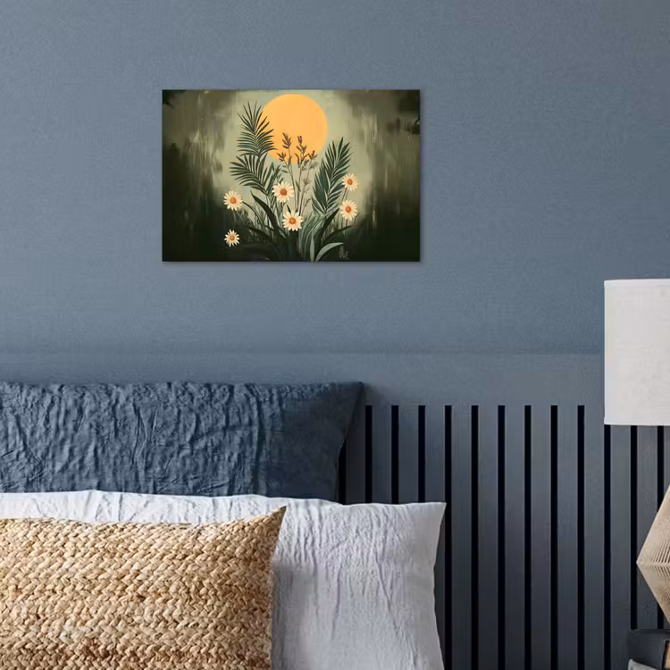 Poster - Bloemen - Bladeren - Zon - Groen — 3