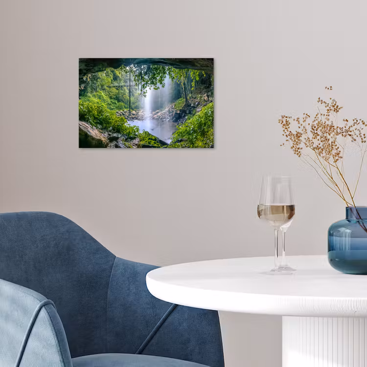 Poster - Jungle - Regenwoud - Water - Waterval - Planten — 4