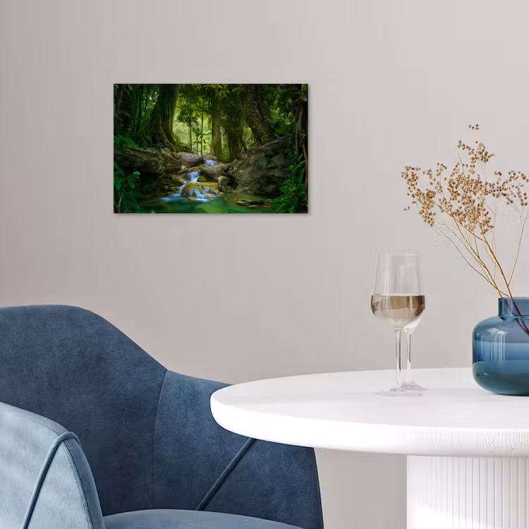 Poster - Jungle - Stenen - Water - Natuur - Planten — 4